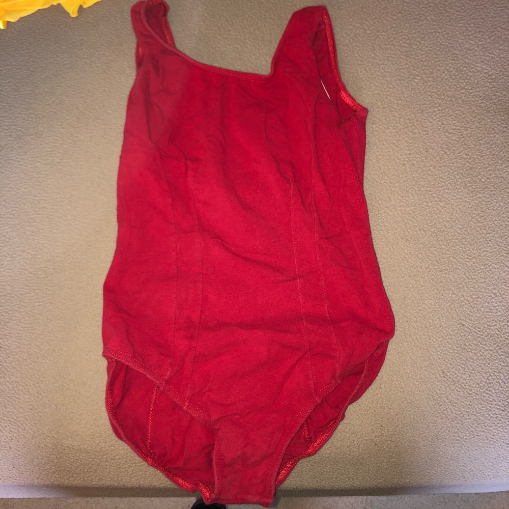 Red leotard